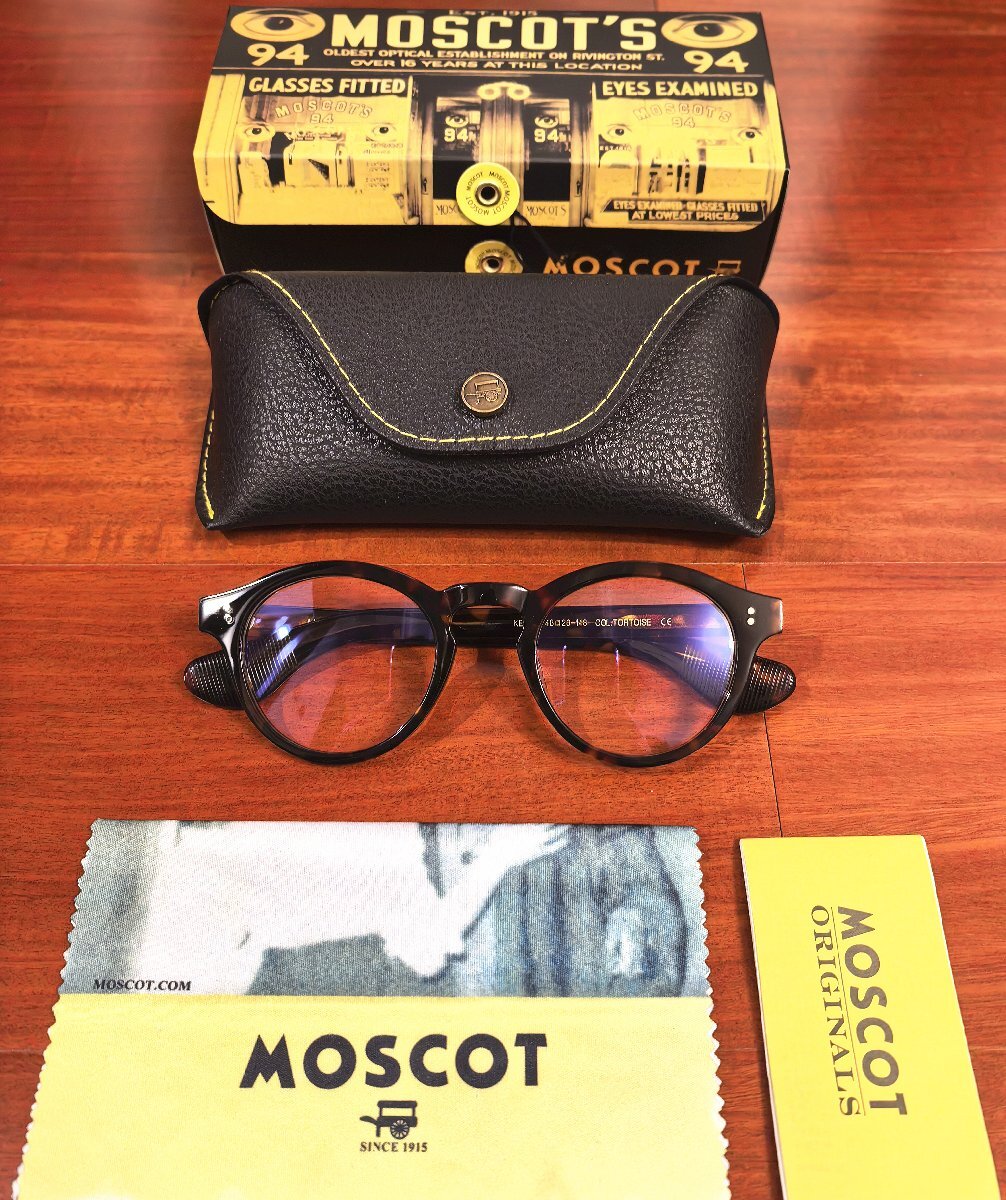 名作モデル☆新品☆ MOSCOT モスコット KEPPE ボストン・眼鏡・メガネフレーム・ジョニーデップ愛用ブランド/鼈甲_画像10