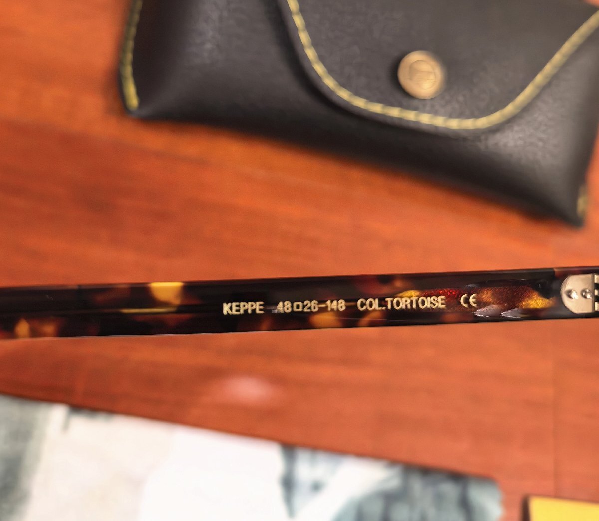 名作モデル☆新品☆ MOSCOT モスコット KEPPE ボストン・眼鏡・メガネフレーム・ジョニーデップ愛用ブランド/鼈甲_画像5