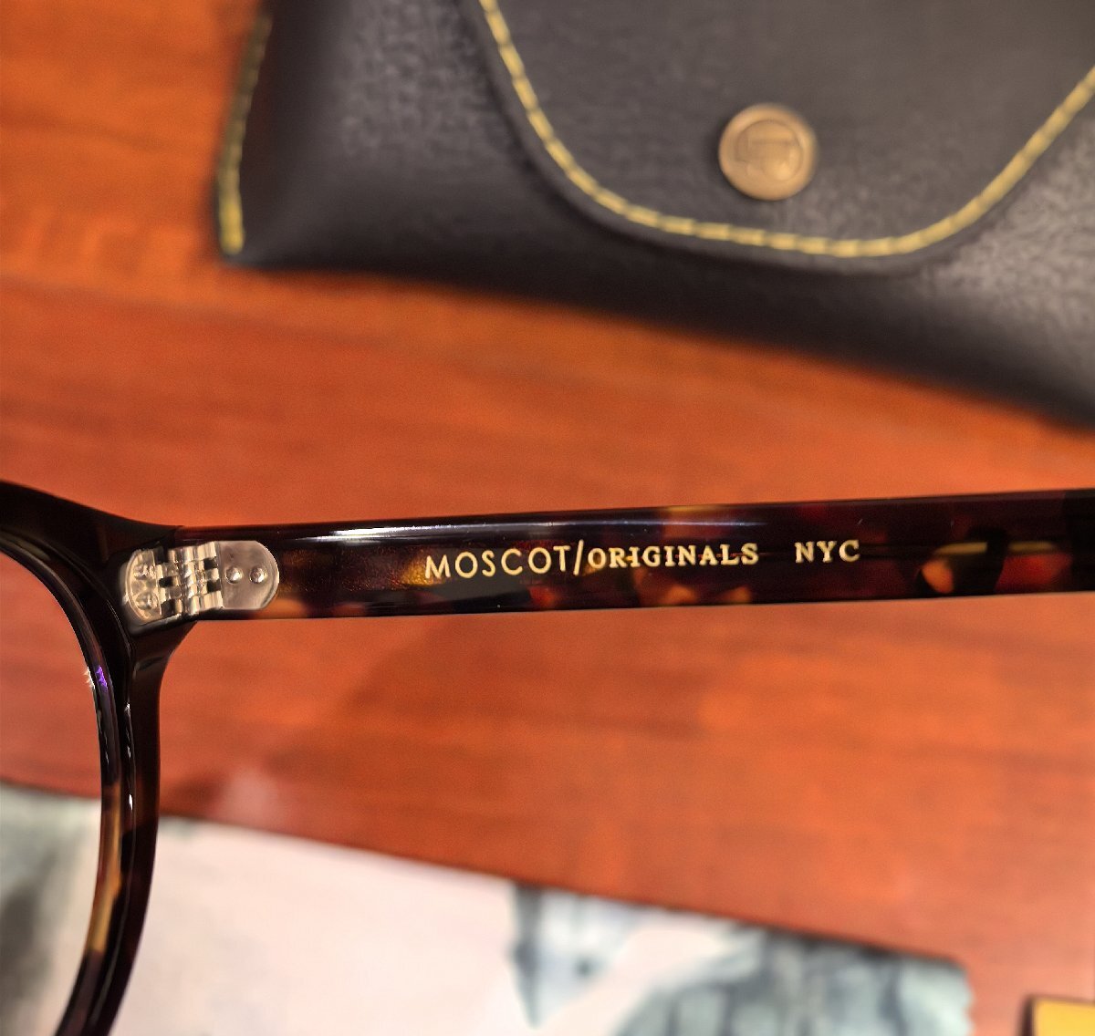 名作モデル☆新品☆ MOSCOT モスコット KEPPE ボストン・眼鏡・メガネフレーム・ジョニーデップ愛用ブランド/鼈甲_画像7