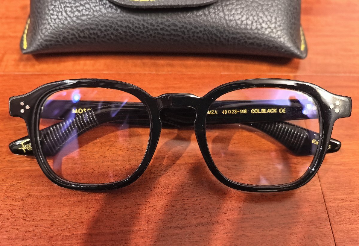 名作モデル☆新品☆ MOSCOT モスコット 人気作※MOMZA・眼鏡・メガネフレーム・ジョニーデップ愛用ブランド/ブラック_画像3