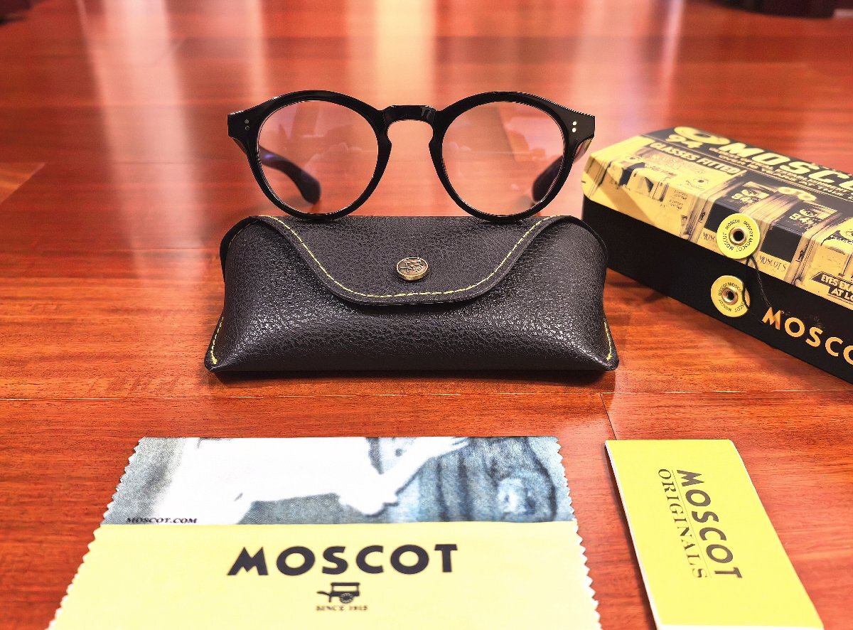 名作モデル☆新品☆ MOSCOT モスコット KEPPE ボストン・眼鏡・メガネフレーム・ジョニーデップ愛用ブランド/ブラック_画像2
