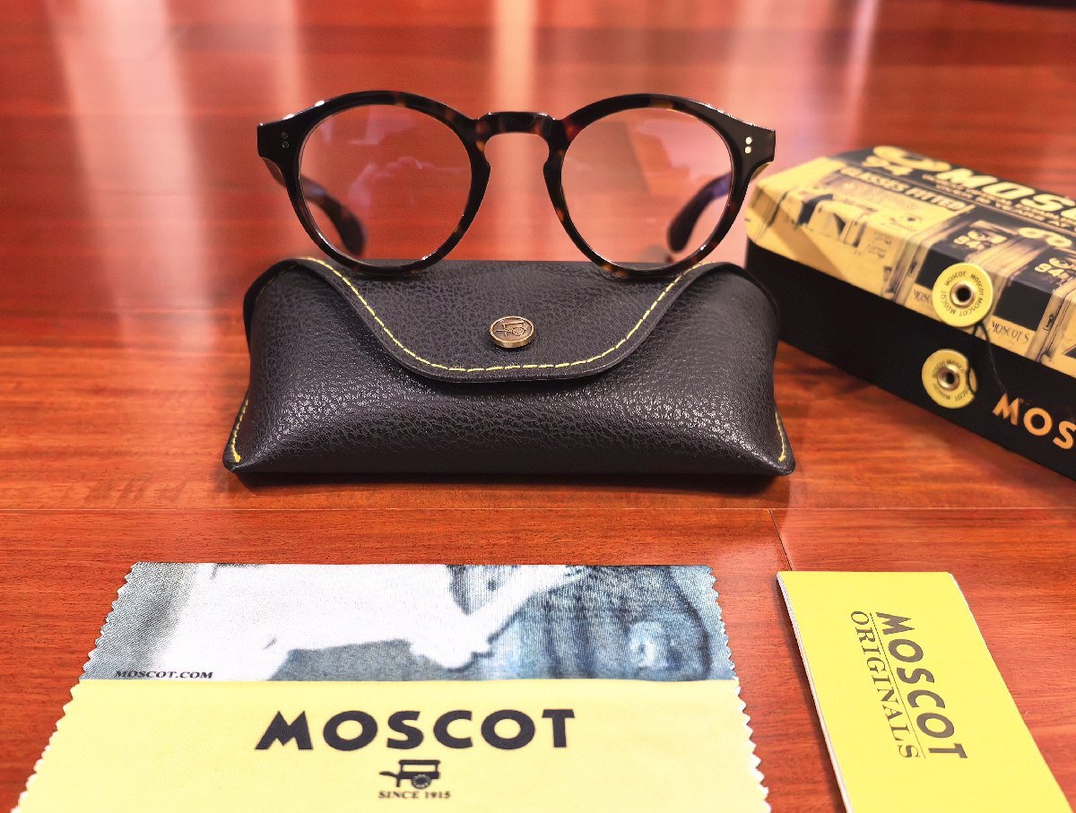 名作モデル☆新品☆ MOSCOT モスコット KEPPE ボストン・眼鏡・メガネフレーム・ジョニーデップ愛用ブランド/鼈甲_画像9