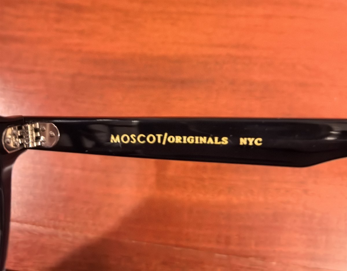 名作モデル☆新品☆ MOSCOT モスコット 人気作※MOMZA・眼鏡・メガネフレーム・ジョニーデップ愛用ブランド/ブラック_画像7