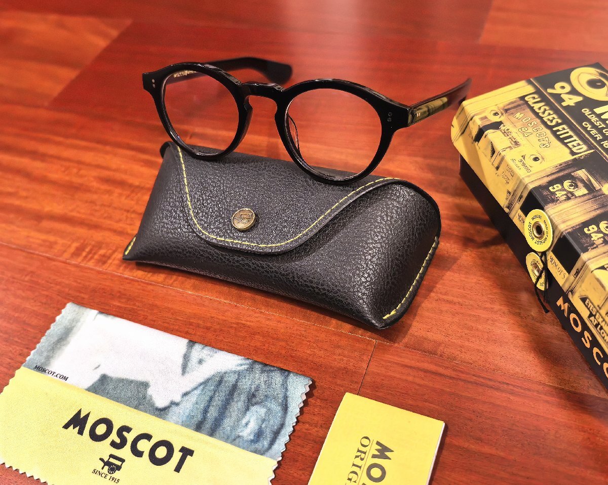名作モデル☆新品☆ MOSCOT モスコット KEPPE ボストン・眼鏡・メガネフレーム・ジョニーデップ愛用ブランド/ブラック_画像4