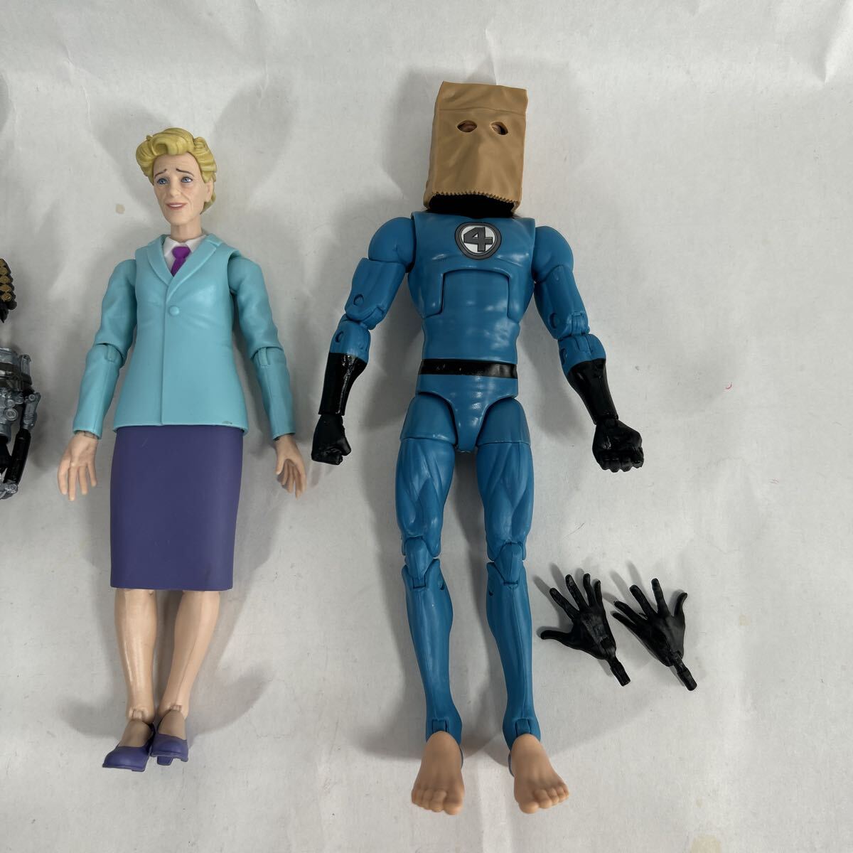 ハズブロ マーベルレジェンド ④ ブラックナイト クロスボーンズ他 5体セット 開封品 箱無し現状品_画像2