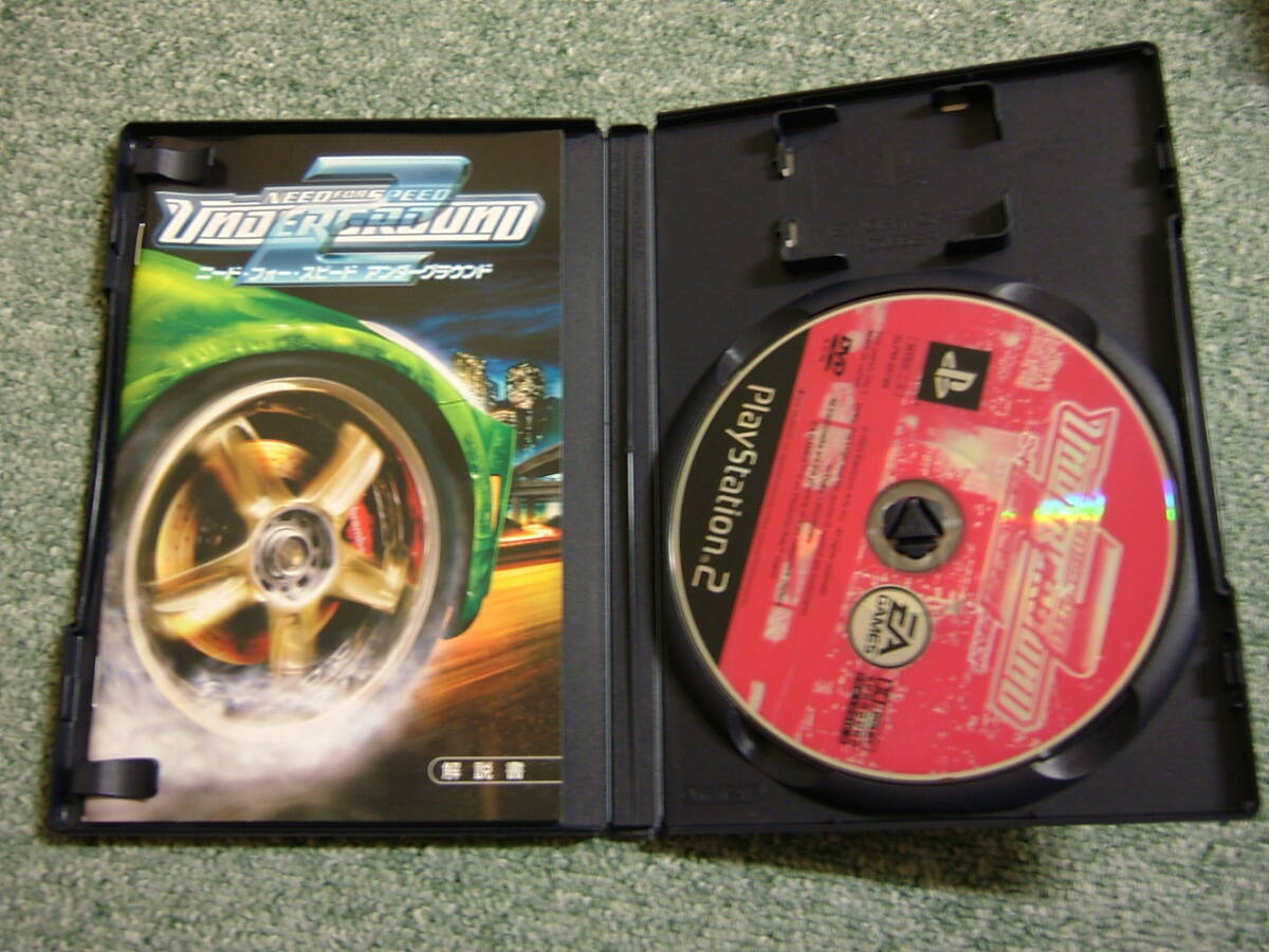 【PS2】 ２本セット【　ニード・フォー・スピード アンダーグラウンド　+　ニード・フォー・スピード アンダーグラウンド2　】動作確認済み_画像3