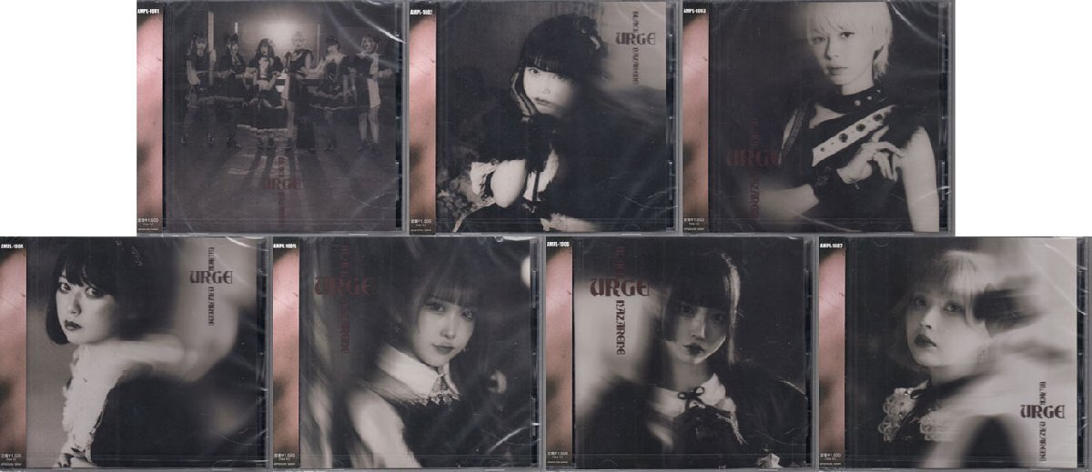 ◆新品CD★『URGE CD 7種セット BLACKNAZARENE』村田実果子 南向いずみ 東出ひみこ 白坂もあ 山田さとり 乃上楓 アイドルグループ他★1円_画像1