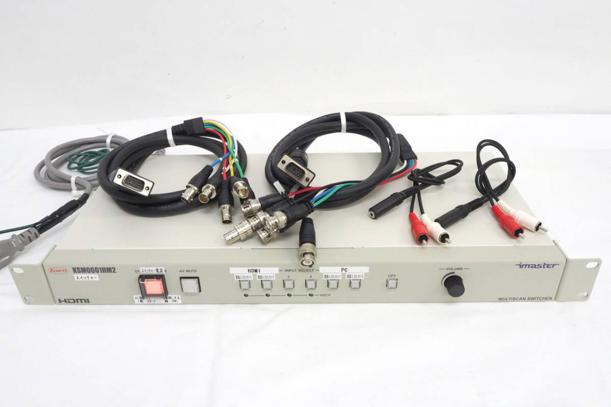KOWA ★ マルチスキャンスイッチャー【KSM0601HM2】HDMI対応６入力１出力マルチスキャンスイッチャー ★ imaster MULTISCAN SWITCHER_画像1