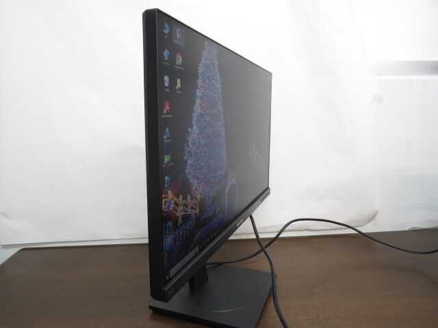 2024年製　PCモニター　PHILIPS【242S1AE/11】画面回転機能,フルHD,IPSパネル,ブルーライト軽減機能,D-SUB,HDMI,DVI,通電確認済_画像4
