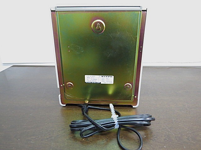 NIPPO ニッポー　タイムレコーダー【JP-G1】水晶発振式　液晶デジタル表示、アナログ時計,通電印字確認済,取扱説明書付　経年保管品_画像8