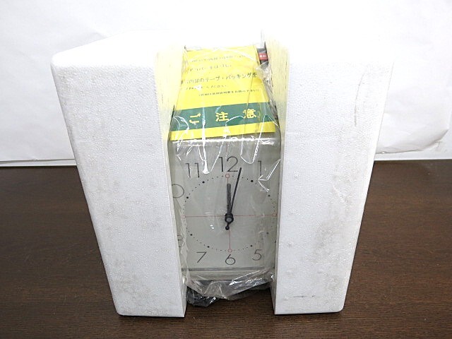 NIPPO ニッポー　タイムレコーダー【JP-G1】水晶発振式　液晶デジタル表示、アナログ時計,通電印字確認済,取扱説明書付　経年保管品_画像2