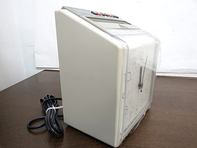 NIPPO ニッポー　タイムレコーダー【JP-G1】水晶発振式　液晶デジタル表示、アナログ時計,通電印字確認済,取扱説明書付　経年保管品_画像10