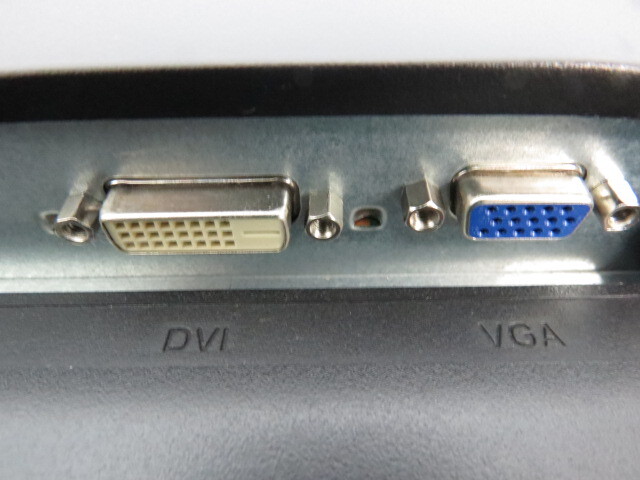 PCモニター23.8インチ液晶ディスプレイI.O DATA【LCD-AD243EDSB】フルHD(1920×1080)ノングレア 入力端子DVI,D-SUB通電確認済1107-06_画像9