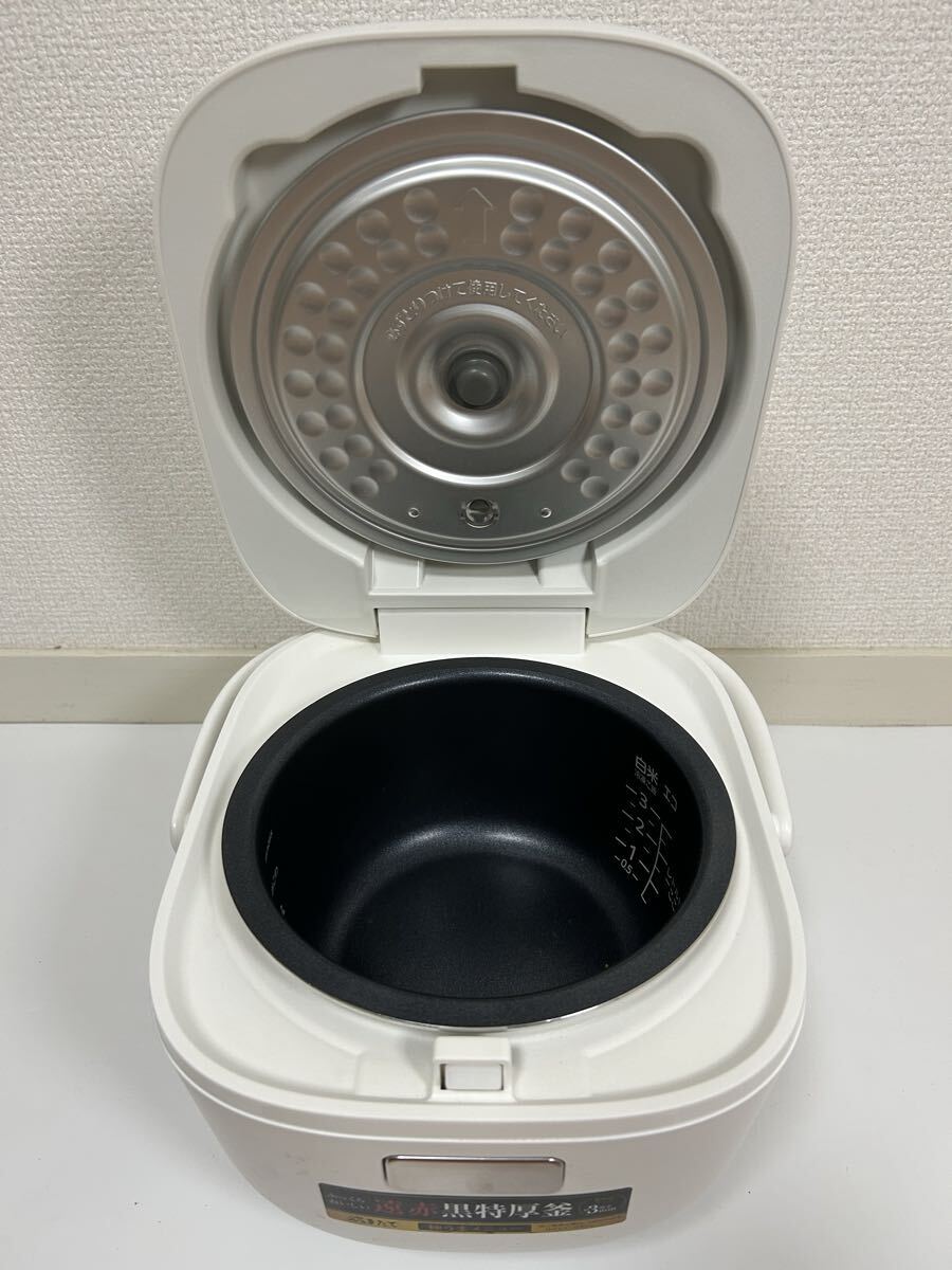 TIGER 炊飯器 遠赤黒特厚釜 ホワイト　マイコンジャー炊飯器〈炊きたて〉_画像7