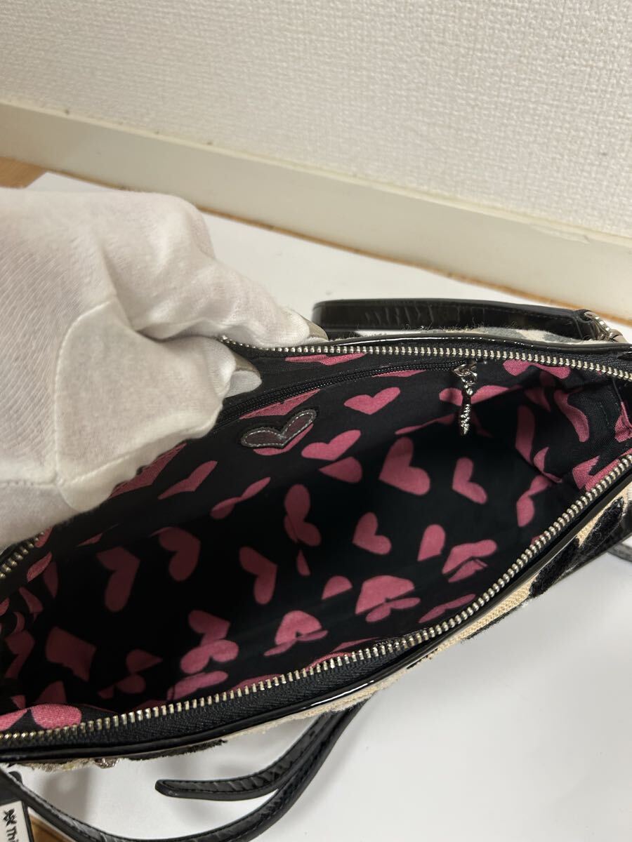 【未使用】 シンクビー！ エナメル キャンバス ショルダー バッグ_画像7