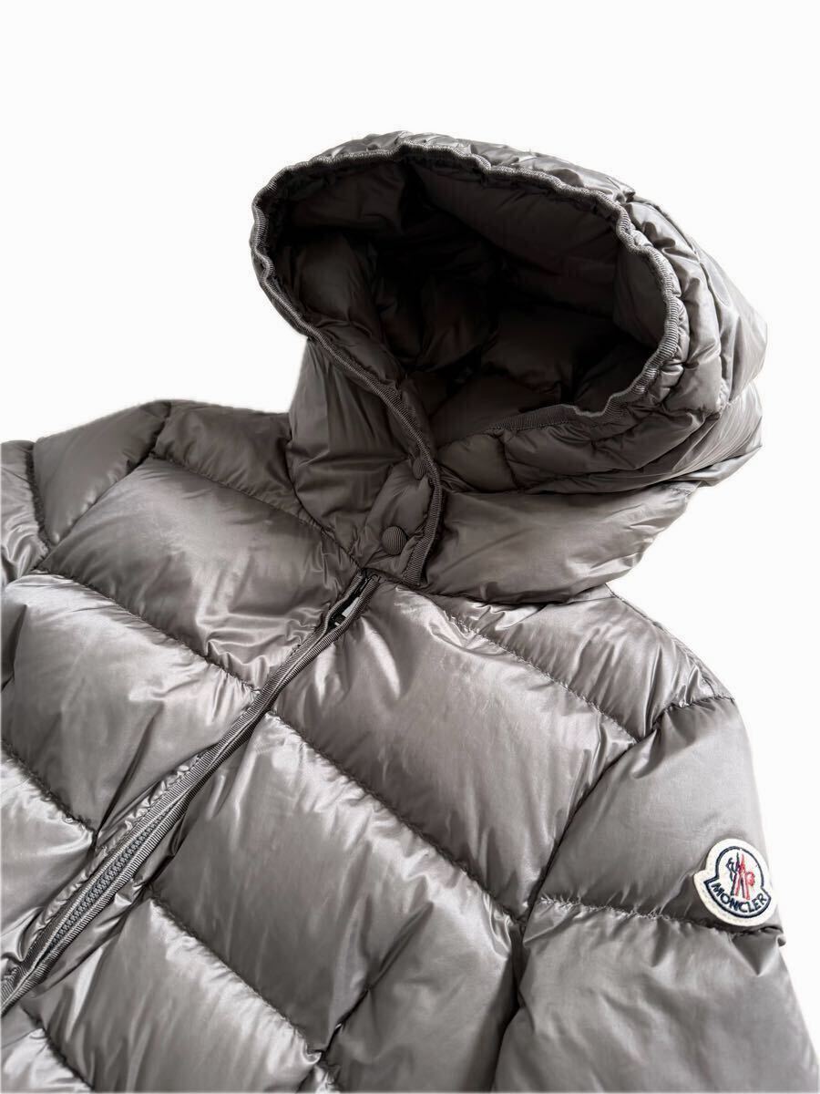 MONCLERモンクレール☆レディースダウンコート シルバーグレー/サイズ1_画像3