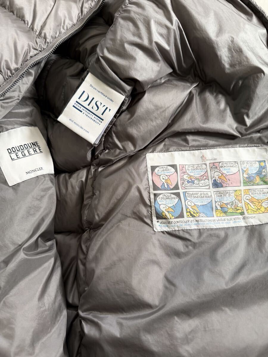 MONCLERモンクレール☆レディースダウンコート シルバーグレー/サイズ1_画像5