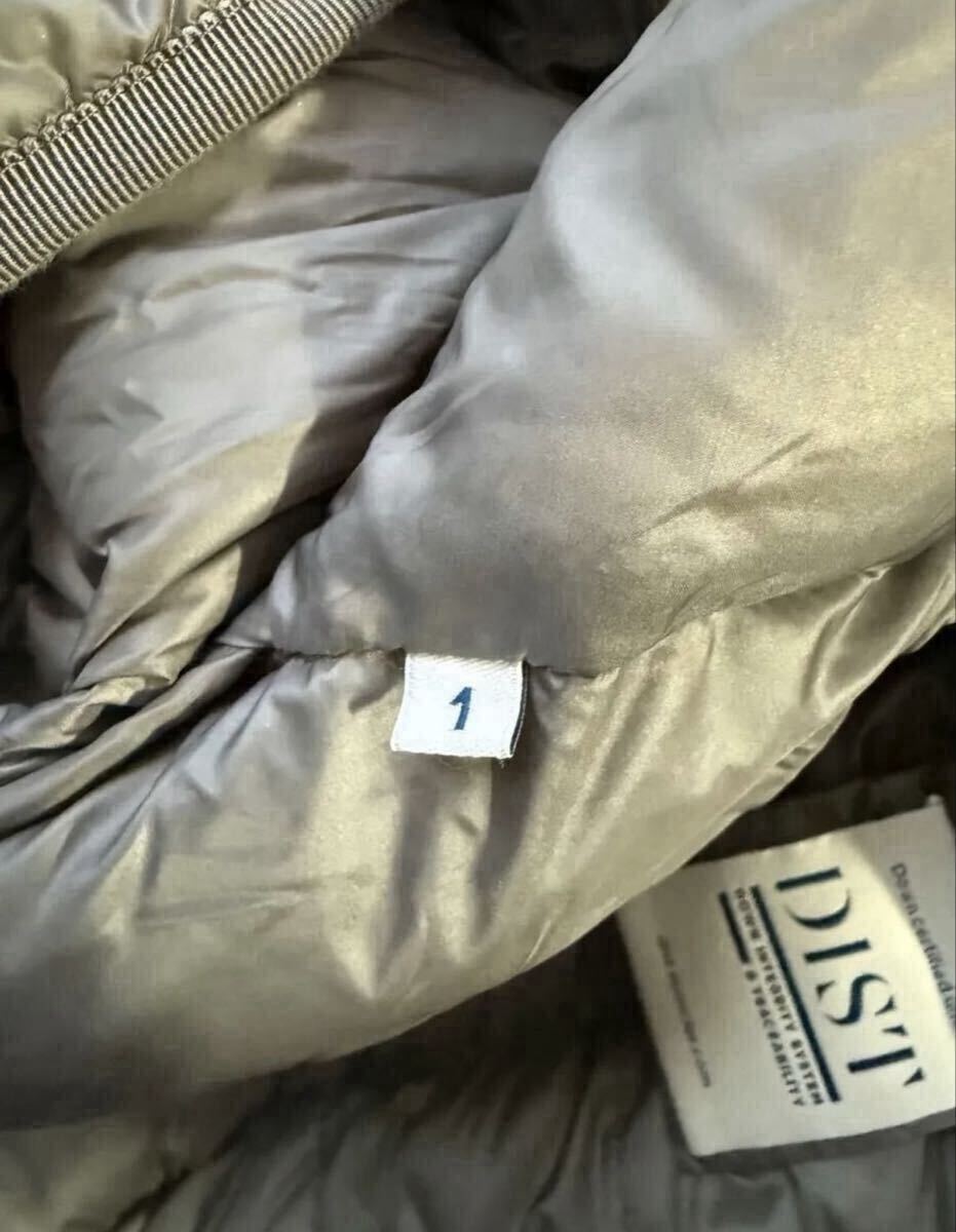 MONCLERモンクレール☆レディースダウンコート シルバーグレー/サイズ1_画像6