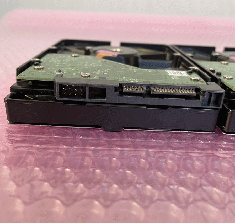 【使用時間:極少】 HDD (2個セット) SATA 3.5インチ 1TB×2個 = 合計2TB まとめ売り ハードディスク_画像4