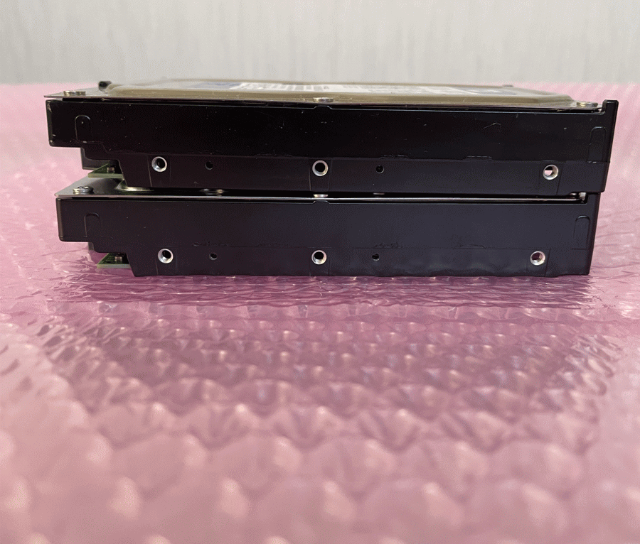 【使用時間:極少】 HDD (2個セット) SATA 3.5インチ 1TB×2個 = 合計2TB まとめ売り ハードディスク_画像7