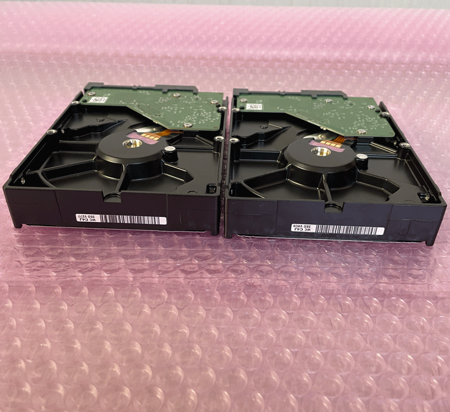 【使用時間:極少】 HDD (2個セット) SATA 3.5インチ 1TB×2個 = 合計2TB まとめ売り ハードディスク_画像6