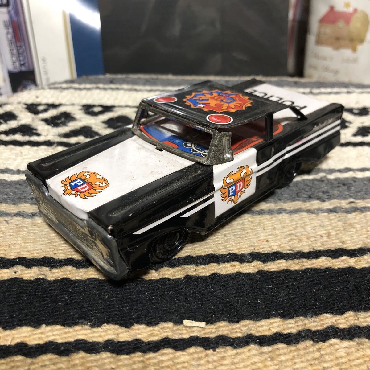 絶版ブリキのパトカー_画像1