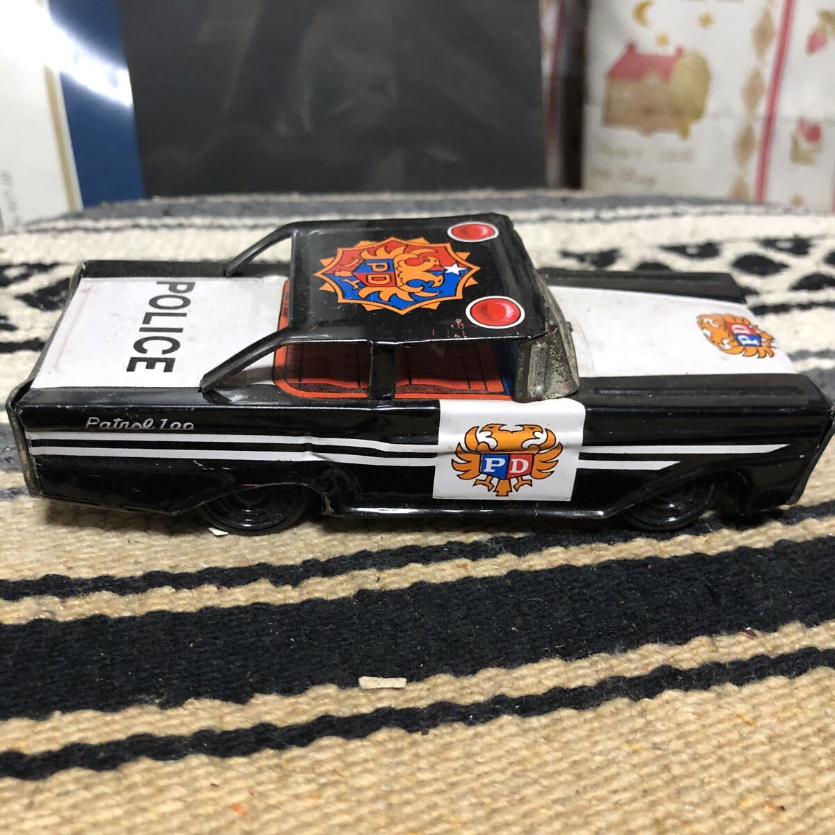 絶版ブリキのパトカー_画像3