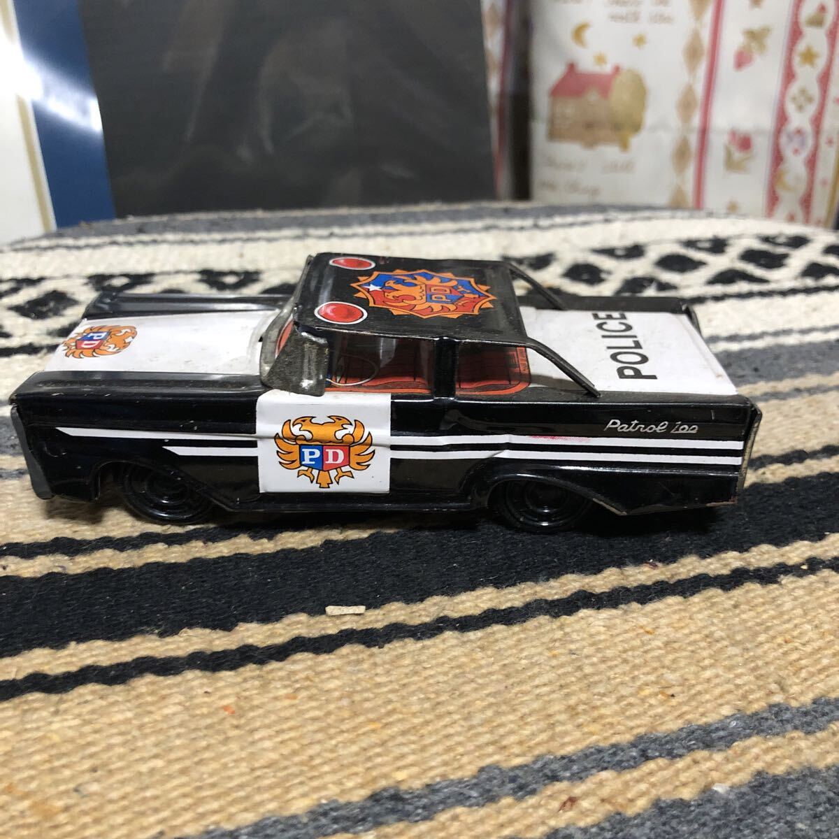 絶版ブリキのパトカー_画像5