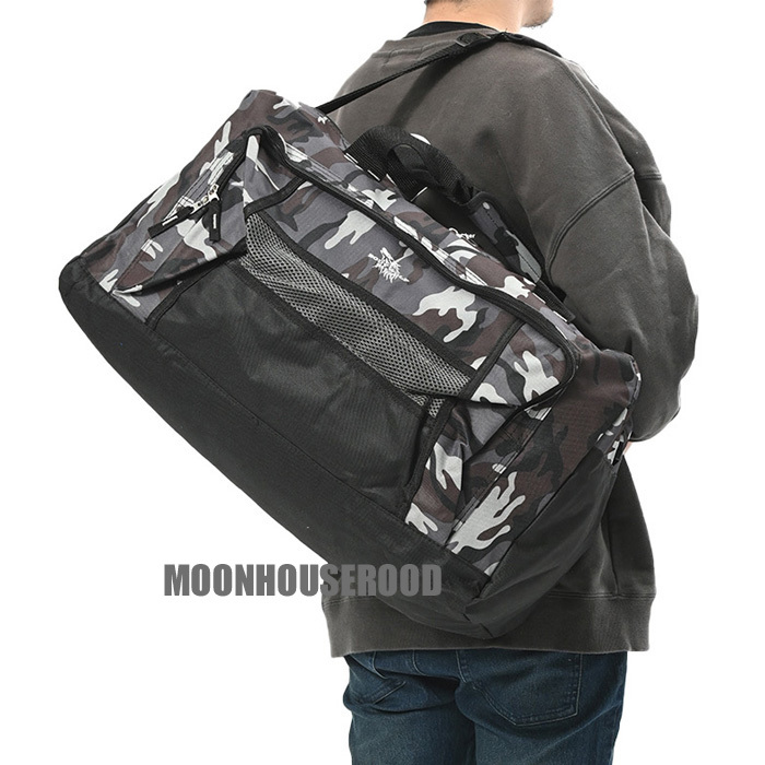  бесплатная доставка 2WAY большая вместимость сумка "Boston bag" 45L мужской женский спорт сумка .. путешествие сумка на плечо наклонный .. сумка камуфляж серый #