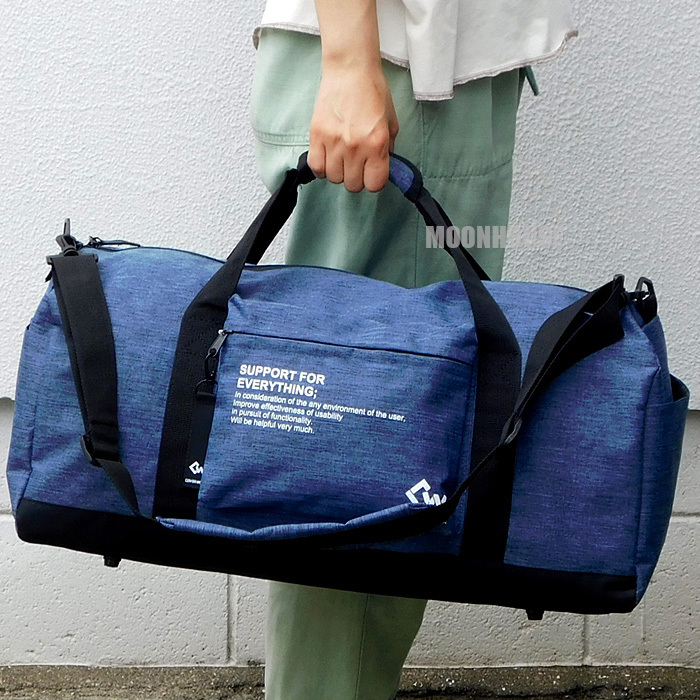  бесплатная доставка большая вместимость 36L 2WAY сумка "Boston bag" сумка на плечо мужской женский дорожная сумка .. путешествие спорт сумка индиго голубой #