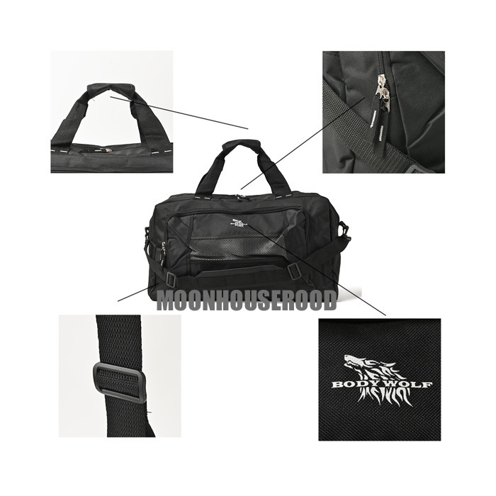  бесплатная доставка 2WAY большая вместимость сумка "Boston bag" 45L мужской женский спорт сумка .. путешествие сумка на плечо наклонный .. сумка новый товар чёрный #