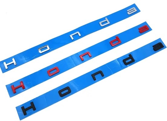 【ゆうパケット送料込】Honda エンブレム　メッキシルバー 横52cm×縦4cm×厚さ5ｍｍ　ビッグサイズ 　ホンダ_画像2