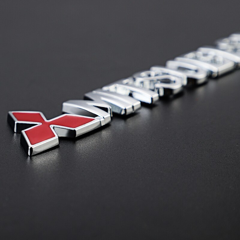 【ゆうパケット送料込】MITSUBISHI(三菱) 3Dエンブレム メッキシルバー 金属製 デリカ アウトランダー ランサー RVR　デリカミニ　_画像3