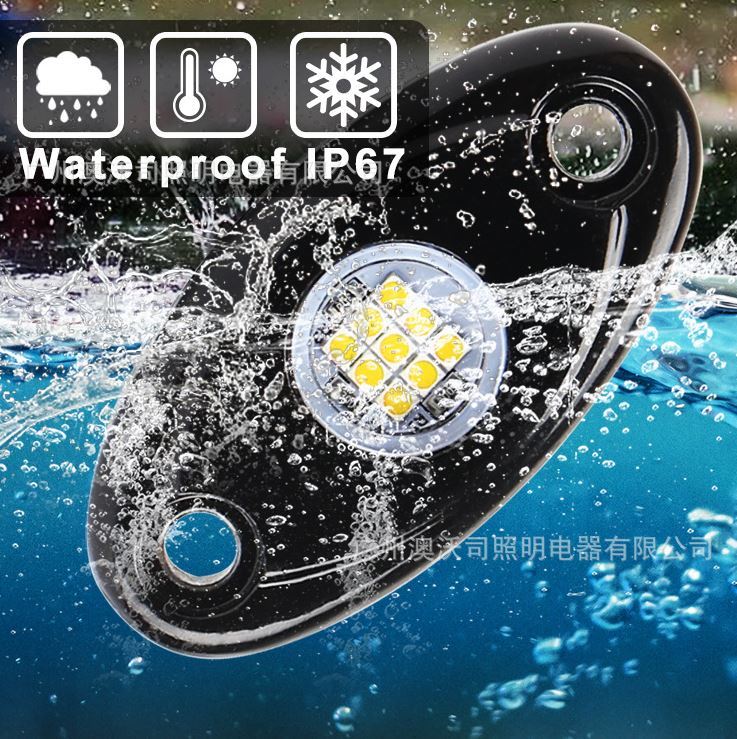 [送料無料] 最新 ホワイト４個セット LEDロックライト スポット アンダー ライト　_画像7