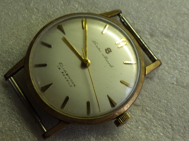 1959年製　セイコー　Sマーク　マーベル　手巻き　17石　14036　ヴィンテージ　ｖ111901_画像1