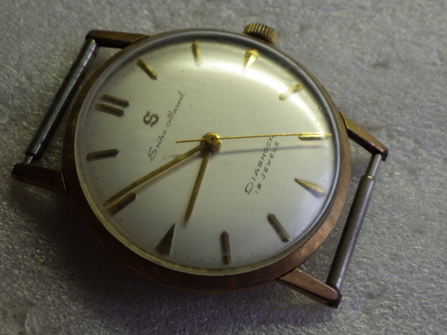 1959年製　セイコー　Sマーク　マーベル　手巻き　17石　14036　ヴィンテージ　ｖ111901_画像3