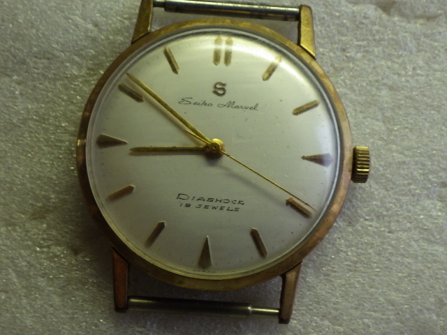 1959年製　セイコー　Sマーク　マーベル　手巻き　17石　14036　ヴィンテージ　ｖ111901_画像6
