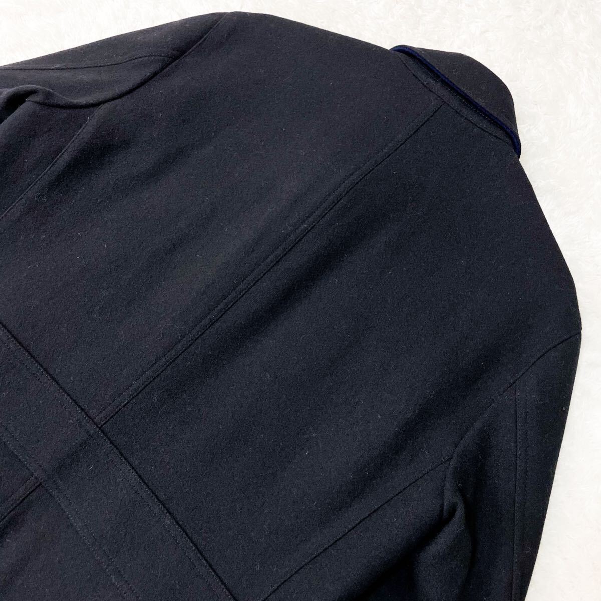 極美品/希少L ブラックレーベルクレストブリッジ ステンカラー キルティング ウールコート ブルゾン BLACK LABEL CRESTBRIDGE ノバチェック_画像7