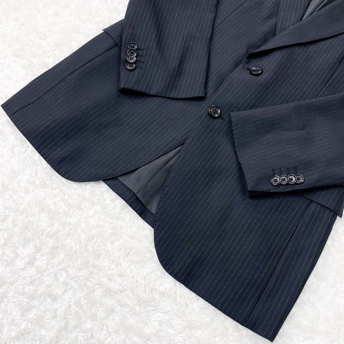 美品 ダンヒル ロータスタミー スーツ セットアップ テーラードジャケット ウール100% ダークグレー M〜L相当 A5 春秋冬 dunhill ROTUSTAMY_画像4