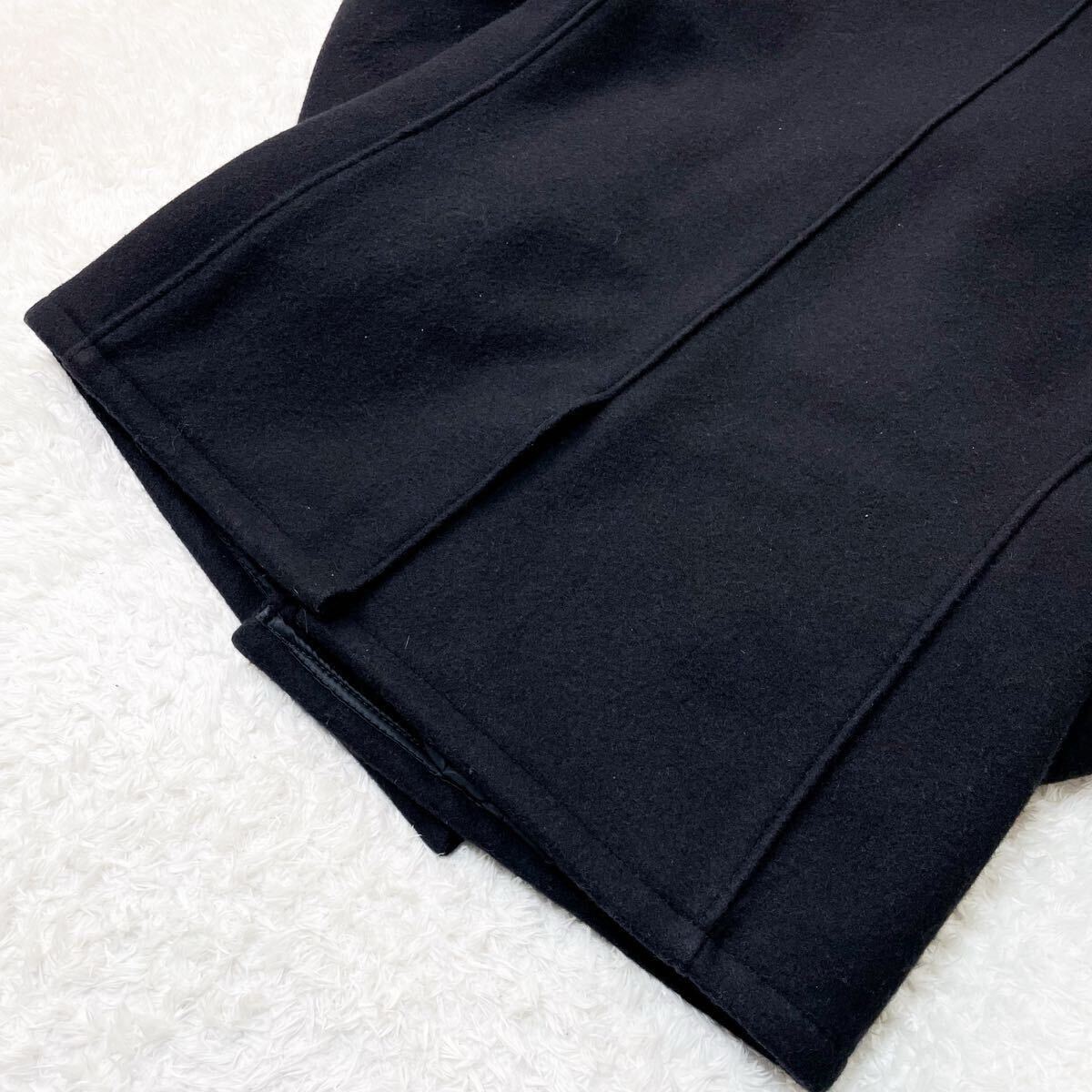 美品/希少XL ショット 中綿 キルティング裏地 ピーコート Pコート ジャケット メルトンウール ダークネイビー 濃紺 40 USA 秋冬 Schott_画像8