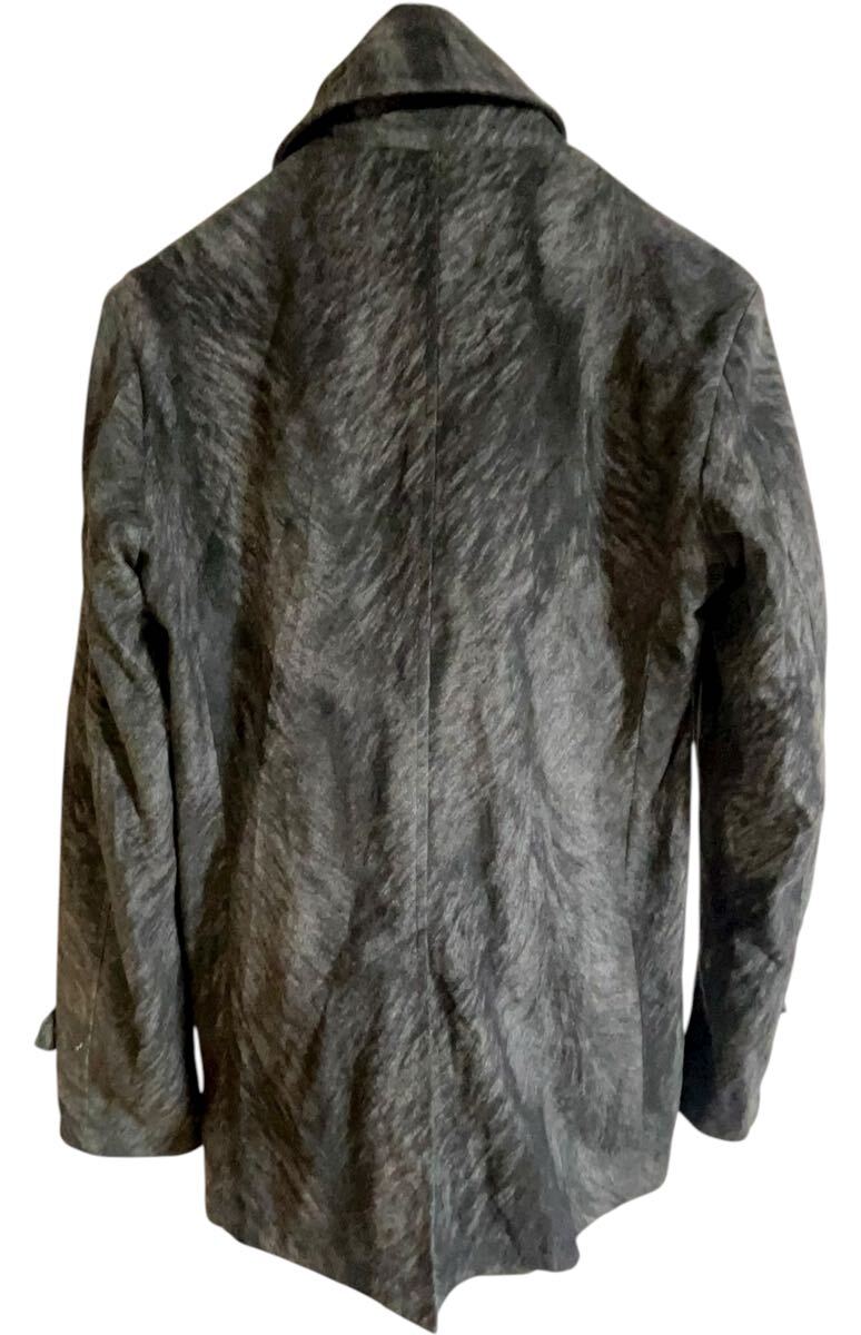 トルネードマート 長袖ジップブルゾン 変形 ジップジャケット M グレー _画像2