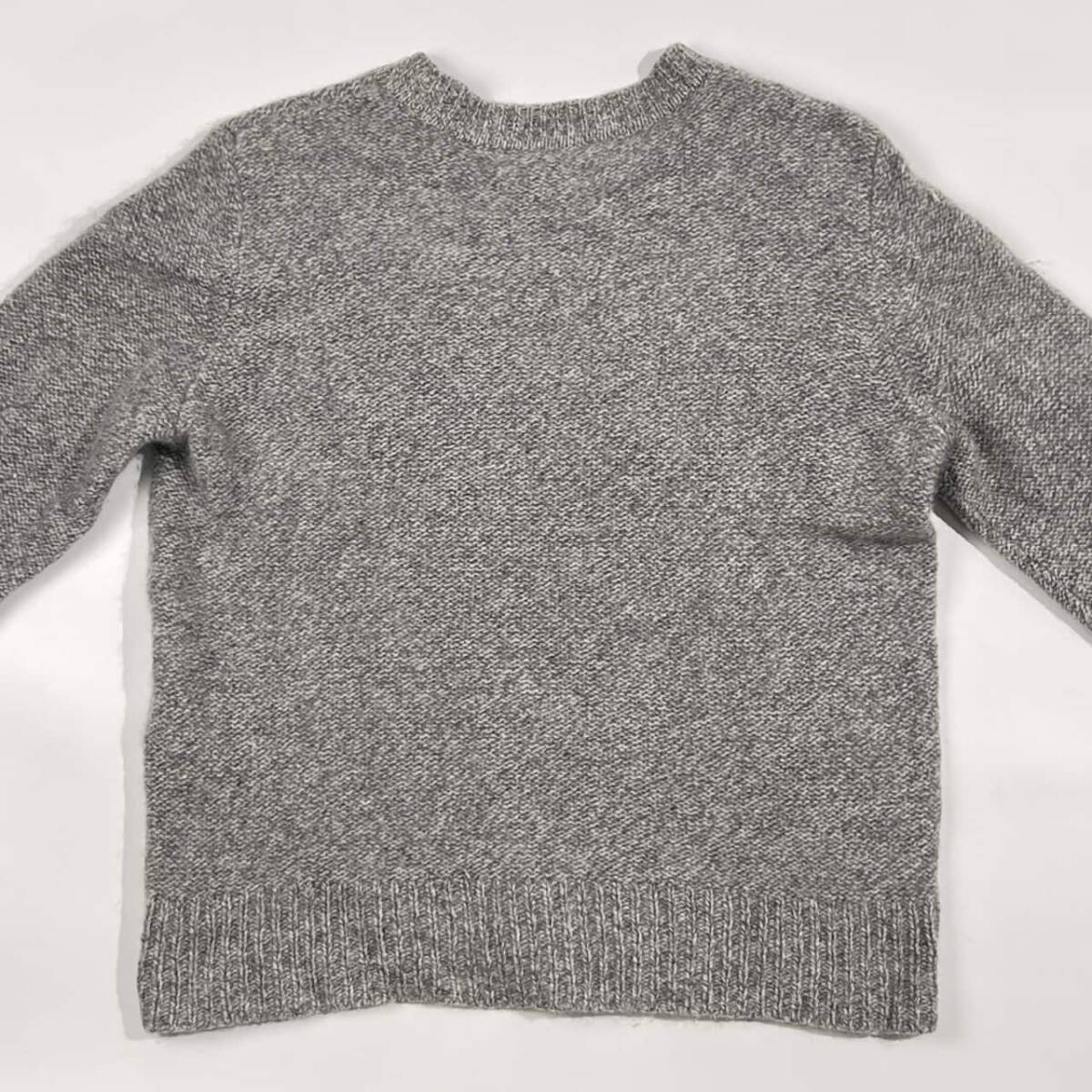 カシミヤ100% Leilian レリアン ケーブル編み デザイン ニット セーター 9/グレー レディース_画像6