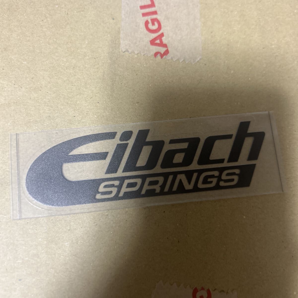 Eibach アイバッハ ステッカー ブラック　黒_画像1