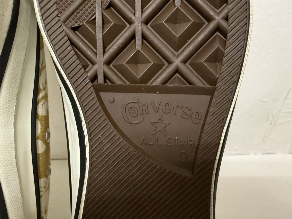  не использовался товар сделано в Японии CONVERSE ALLSTAR Converse все Star low cut гибискус US9 27cm спортивные туфли обувь 