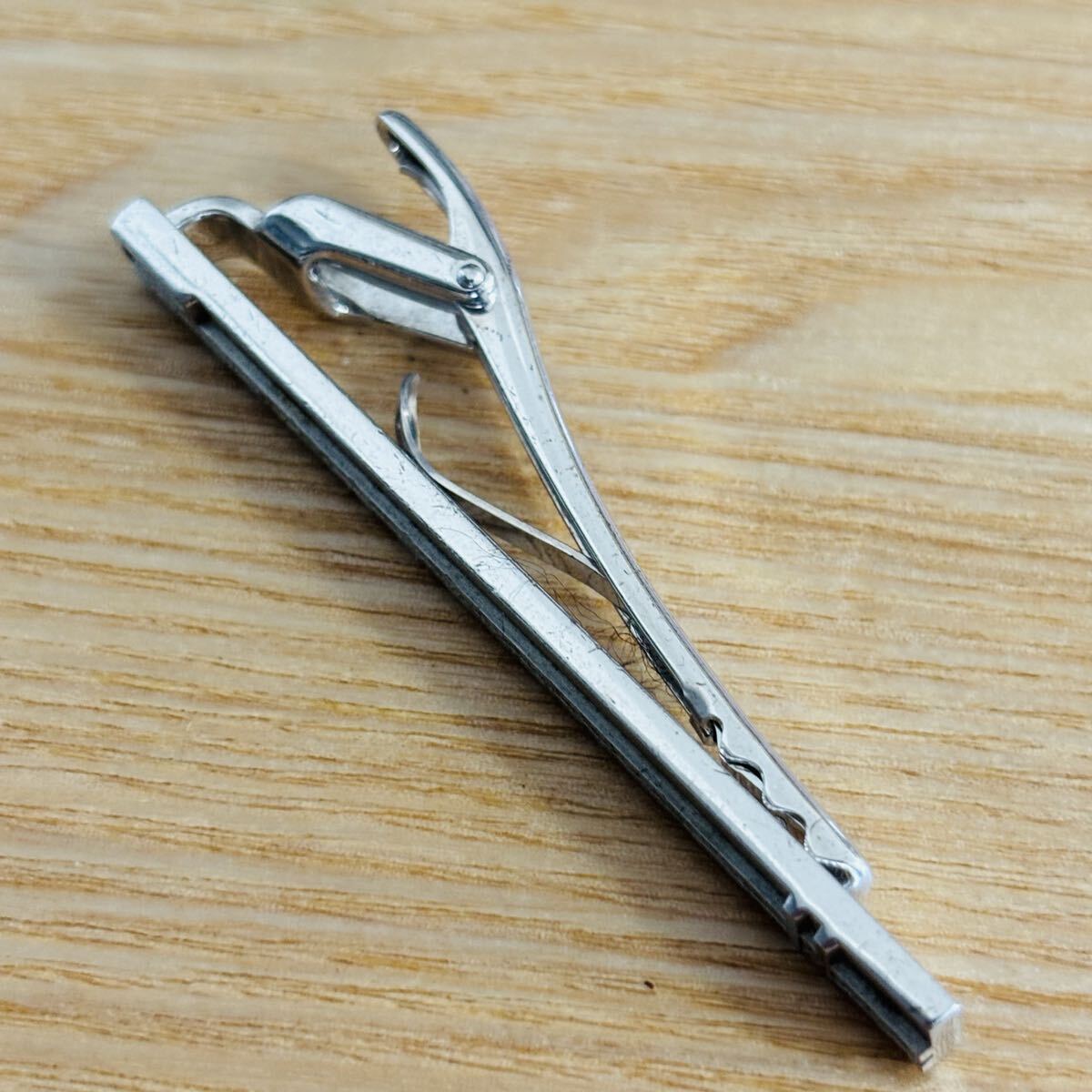 【箱付】DUNHILL ダンヒル ネクタイピン dロゴ シルバー ビジネス 紳士 メンズ 成人式 銀製 silver925_画像4