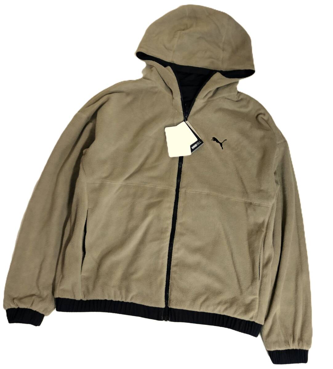 (プーマ51)　定価13,200円　新品　プーマ 　真冬対応　厚手　リバーシブル　アウタージャケット　ウィンドブレーカー　684104　メンズL_画像2