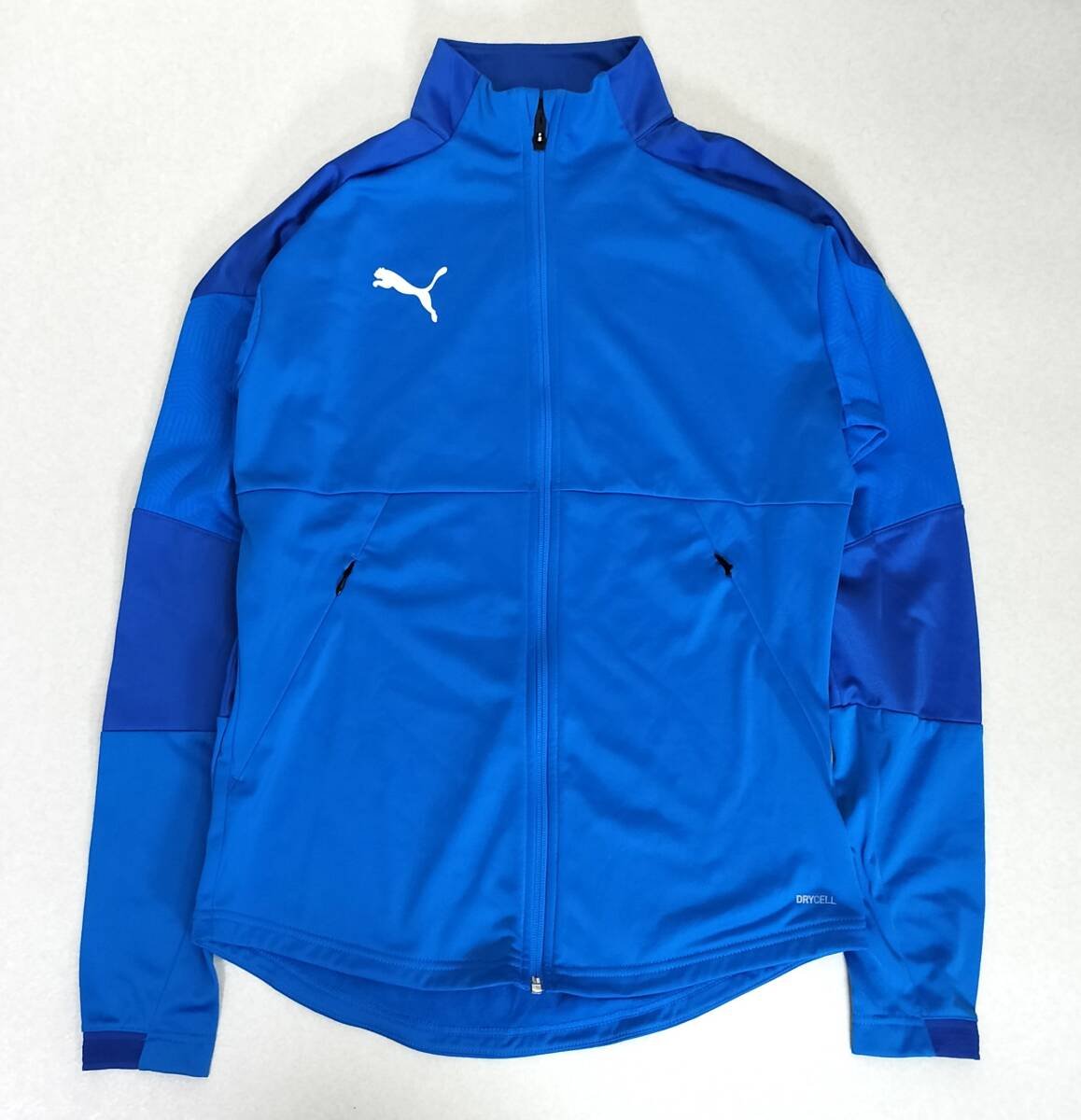 （プーマ59）定価18,590円　プーマ　裏起毛　ジャケット＋パンツ　ジャージ上下セット　656974　659394　青紺　メンズL　スリムフィット_画像3