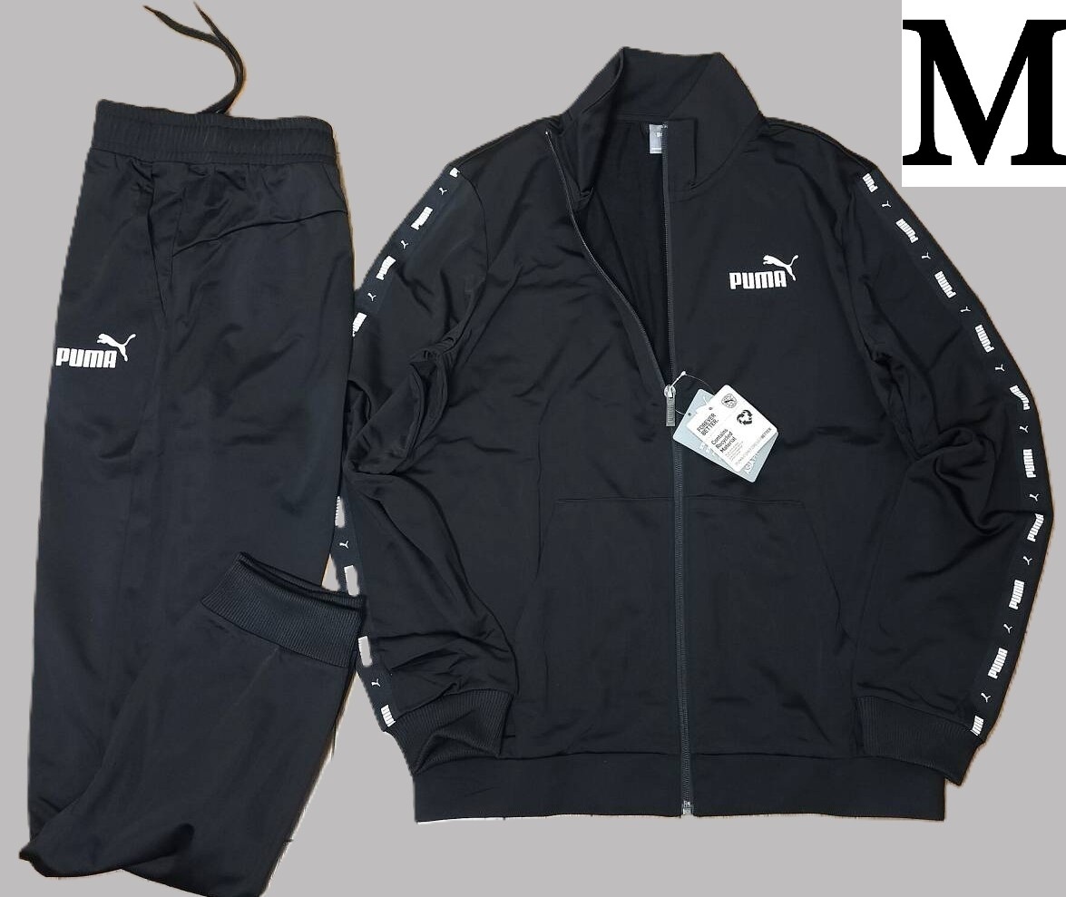 未使用　プーマ　ジャージ上下セット　849543　黒　メンズM_画像1