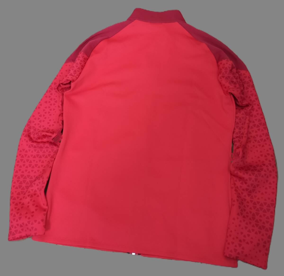 (プーマ2,38) 定価8,800円 新品 プーマ TEAMCUP ジャージジャケット 658442 赤 メンズL_画像4