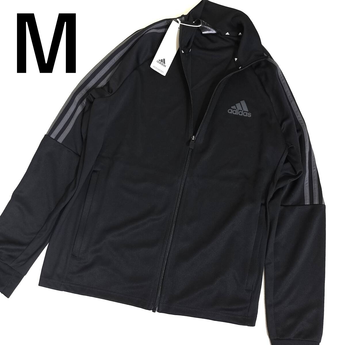 (アディ31)　新品　アディダス　ジャージジャケット　IZA33　黒　メンズM　33_画像1